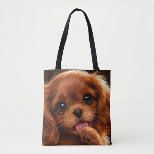 Süßer Ruby Cavalier Spaniel Tasche (Vorderseite)