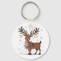 Süßer Rudolph mit goldenen Akzenten