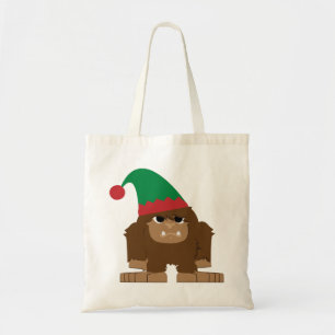 Süßer Sasquatch-Weihnachtself Tragetasche