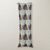 Süßer Schäferhund-Hund Seitenschläferkissen (Vorderseite Vertikal)