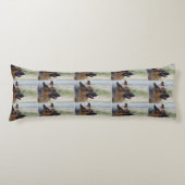 Süßer Schäferhund-Hund Seitenschläferkissen (Vorderseite)