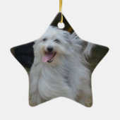 Süßer Schäferhund Keramikornament (Hinten)