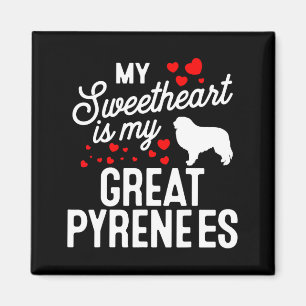 Süßer Schatz ist mein großer Pyrenäen Valentinstag Magnet