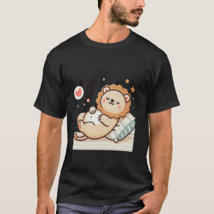 Süßer schlafender Baby Löwe T-Shirt