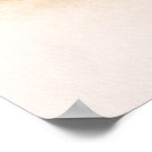 Süßer schlafender Igel Neutrales Kinderzimmer Poster (Ecke)