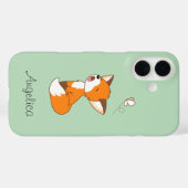 Süßer schlafender kleiner Fuchs Case-Mate iPhone Hülle (Rückseite (Horizontal))