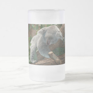 Süßer schlafender Koala-Bär Mattglas Bierglas