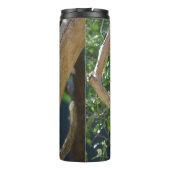 Süßer schlafender Koala im Baum Thermosbecher (Rückseite)