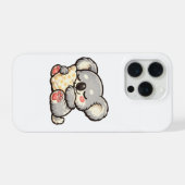 Süßer schlafender Koala mit Kissen iPhone Hülle (Rückseite (Horizontal))
