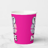 Süßer schlafender Koala “Nö” Lustiger Cartoon Pappbecher (Links)