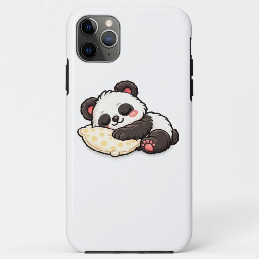 Süßer schlafender Panda mit Kissen Case-Mate iPhone Hülle (Rückseite)
