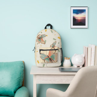Süßer Schmetterling und florales Muster Rucksack