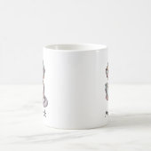 Süßer Schnabeltier liest ein Buch Custom Kaffeetasse (Mittel)
