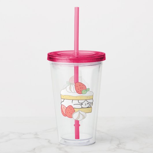 Süßer Schnaps: Buniberry Shortcake Delight Acryltrinkbecher (Vorderseite)