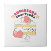 Süßer Schnaps: Buniberry Shortcake Delight Fliese (Vorderseite)