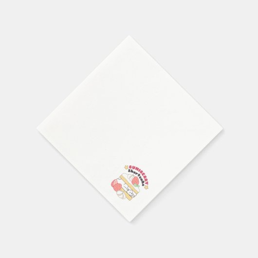 Süßer Schnaps: Buniberry Shortcake Delight Serviette (Ecke)