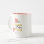 Süßer Schnaps: Buniberry Shortcake Delight Zweifarbige Tasse (Vorderseite Links)