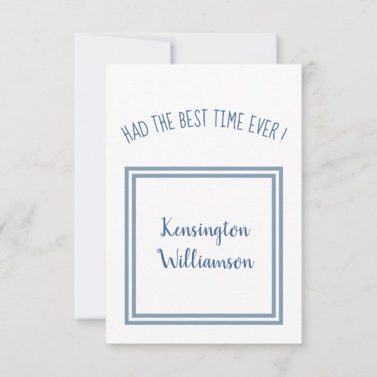 Süßer Schnauzer Dankeskarte (Rückseite)