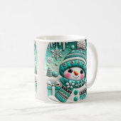 Süßer Schneemann Kaffeetasse (VorderseiteRechts)