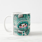 Süßer Schneemann Kaffeetasse (Links)
