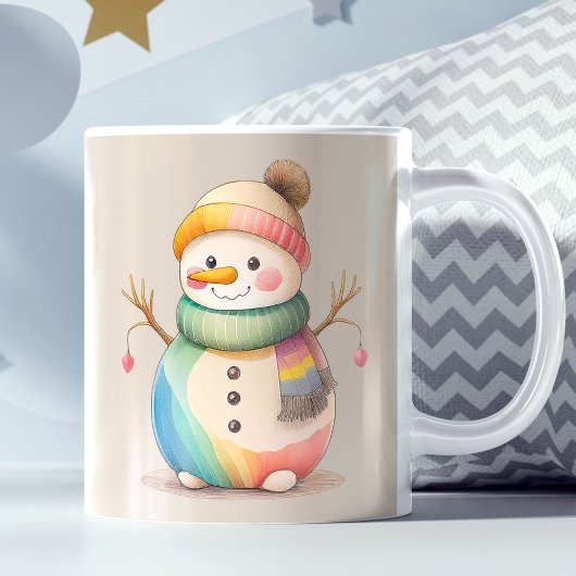 Süßer Schneemann Lass es schneien Kaffeetasse