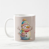Süßer Schneemann Lass Es Schneien Kaffeetasse (Links)
