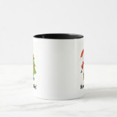 Süßer Schneemann schmückt Baum Tasse (Zentrum)