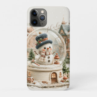 Süßer Schneemann-Schneekugel Case-Mate iPhone Hülle