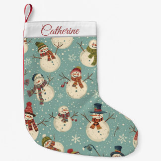 Süßer Schneemann-Weihnachtsstrumpf Kleiner Weihnachtsstrumpf