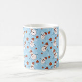 Süßer Schneemann Winterbecher Kaffeetasse (VorderseiteRechts)