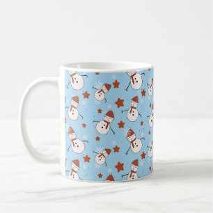 Süßer Schneemann Winterbecher Kaffeetasse