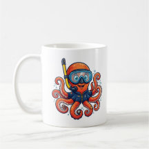 Süßer Schnorchel-Oktopus - Ozean-Entdecker
