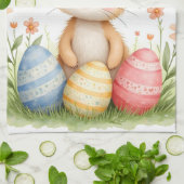 Süßer, schöner Osterhase - beliebte Sammlung Geschirrtuch (Gefaltet)