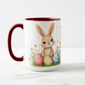 Süßer, schöner Osterhase - beliebte Sammlung Tasse (Links)
