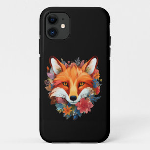 Süßer Schöner Wasserfarben-Fuchs-Blume Case-Mate iPhone Hülle