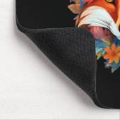 Süßer Schöner Wasserfarben-Fuchs-Blume Mousepad (Ecke)