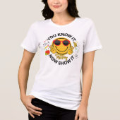 Süßer Schultesttag Tri-Blend Shirt (Vorderseite)