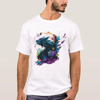 Süßer schwarzer Drache T-Shirt