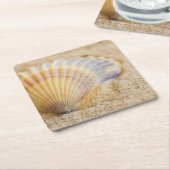 Süßer Seashell Rechteckiger Pappuntersetzer (angewinkelt)