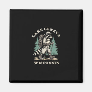 Süßer See Geneva Wisconsin Wanderweg Abenteuer Magnet