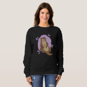 Süßer Seeotter 2 Sweatshirt (Vorne ganz)