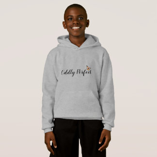 Süßer seltsam perfekter Schmetterlings-Kinderhoodi Hoodie
