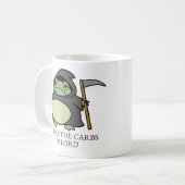 Süßer Sensenmann-Frosch – Die Kohlenhydrate, M’Lor Kaffeetasse (Vorderseite Links)