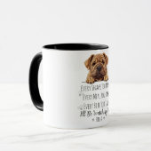 Süßer Shar Pei Hund Lustige Anpassung Tasse (Vorderseite Links)