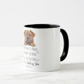 Süßer Shar Pei Hund Lustige Anpassung Tasse (VorderseiteRechts)