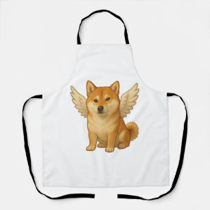 Süßer Shiba Inu Engel Cartoon glücklicher Hund Schürze