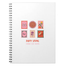 Süßer Shih Tzu Frühjahrsstempel Notizblock