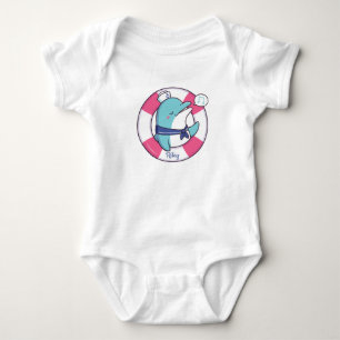 Süßer singender Matrosen-Delfin Baby Strampler