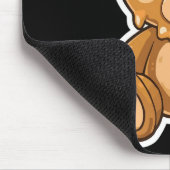 Süßer Skelett-Teddybär-Mauspad mit Split-Design Mousepad (Ecke)