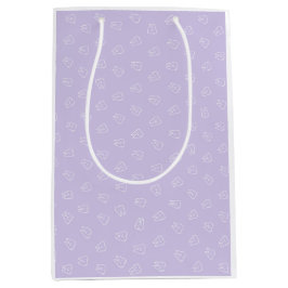 Süßer Smiley-Zahn - Lavendel  Mittlere Geschenktüte